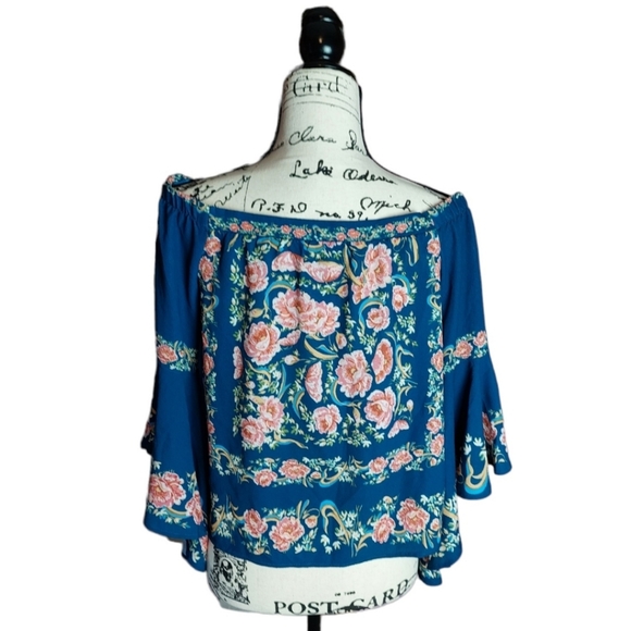 Blue Rain Blouse Size S - Picture 9 of 9